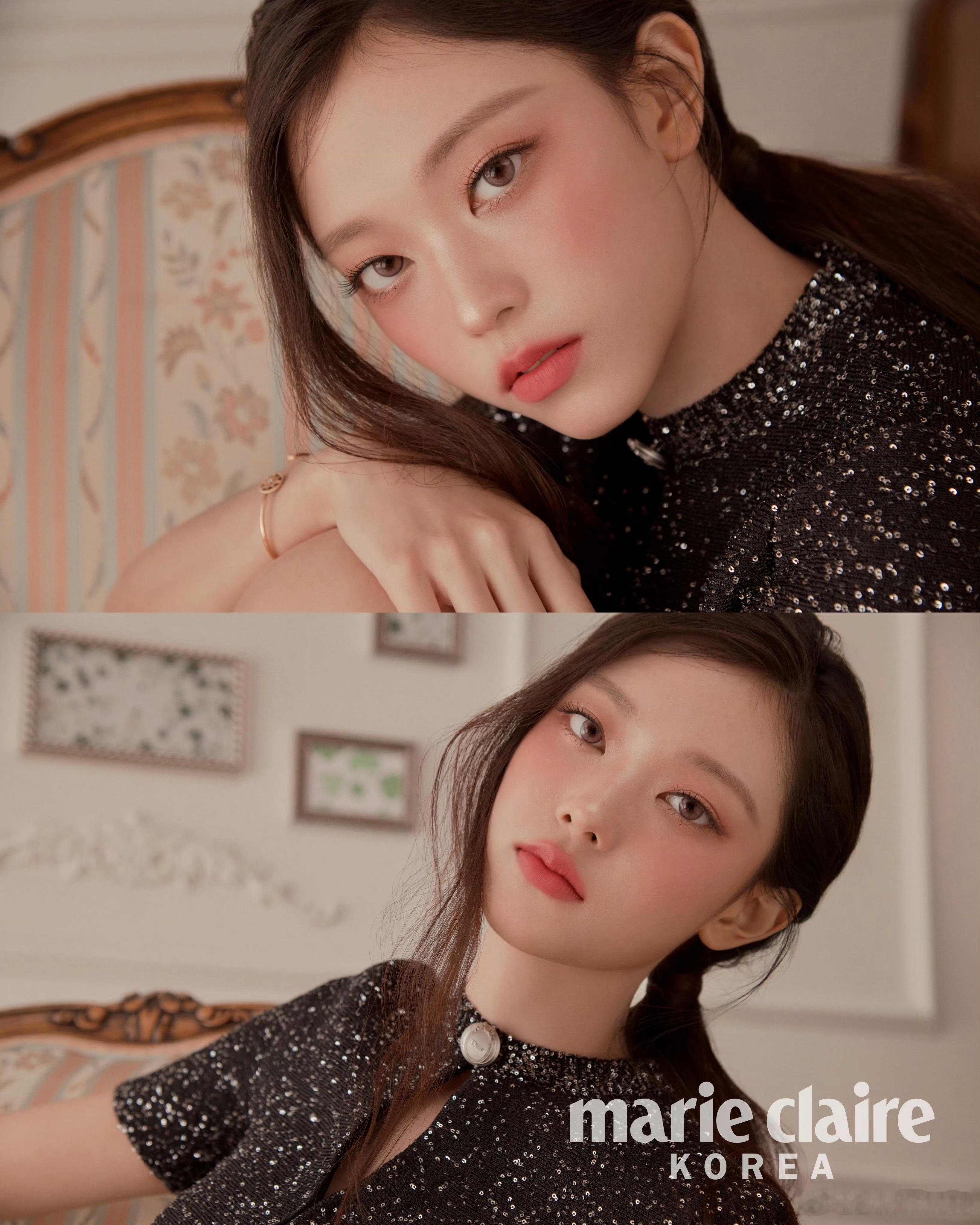 姜海粼 Haerin × Dior Beauty 🌸Marie Claire 