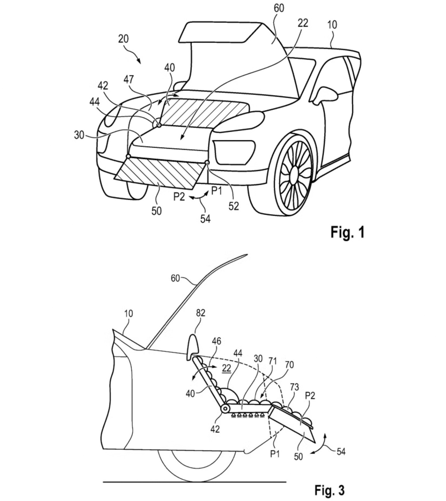 保时捷的新专利，电车前备厢直接做成可展开的休闲躺椅，有靠背有坐垫有腿托。乐道L9