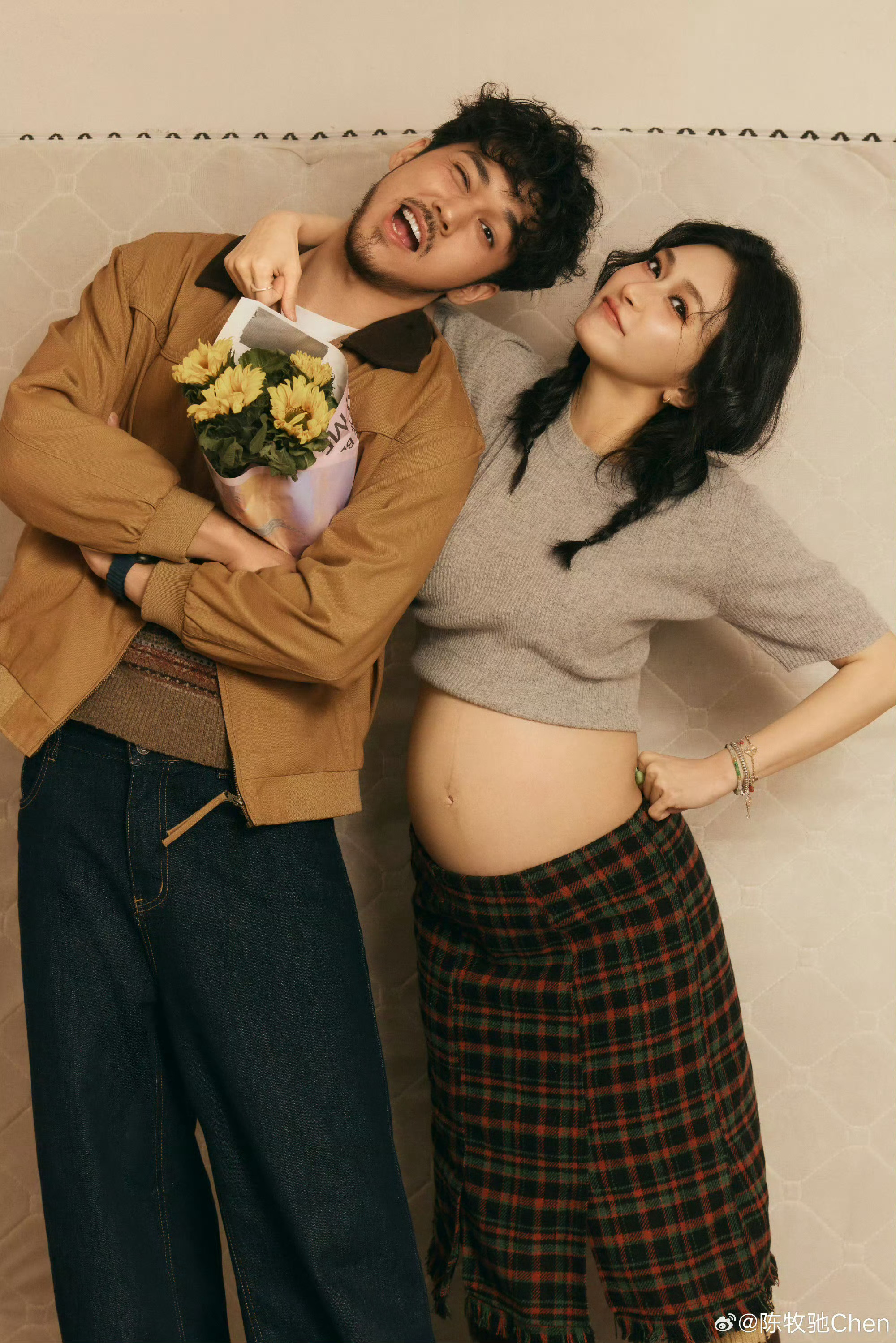 陈牧驰官宣结婚生子了，爱人就是之前的陈冰 