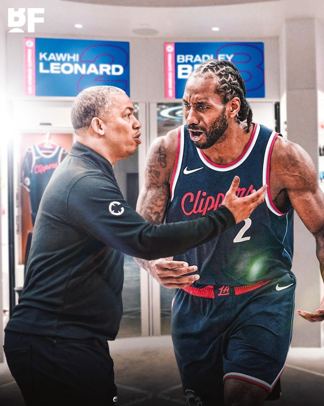 泰伦卢：伦纳德今日上场时间限制不会超过28分钟…快船vs灰熊