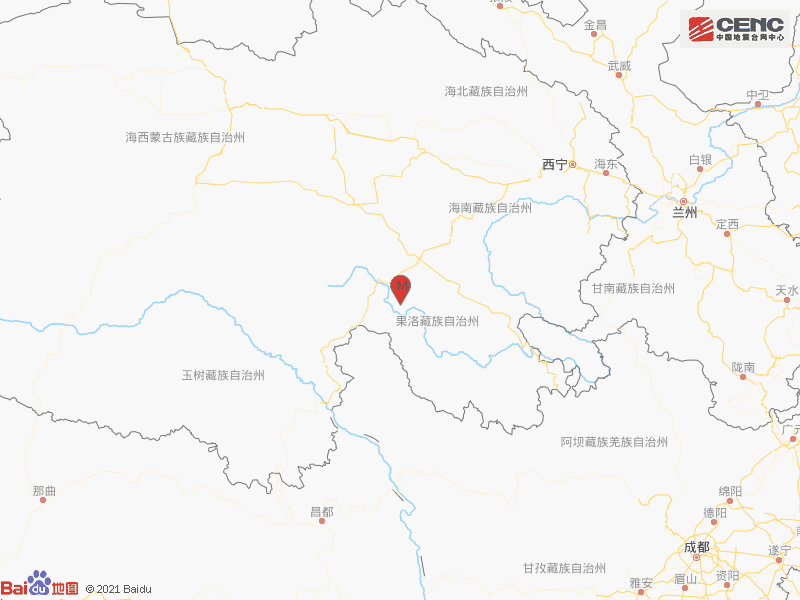 地震 青海果洛州玛多县发生3.2级地震