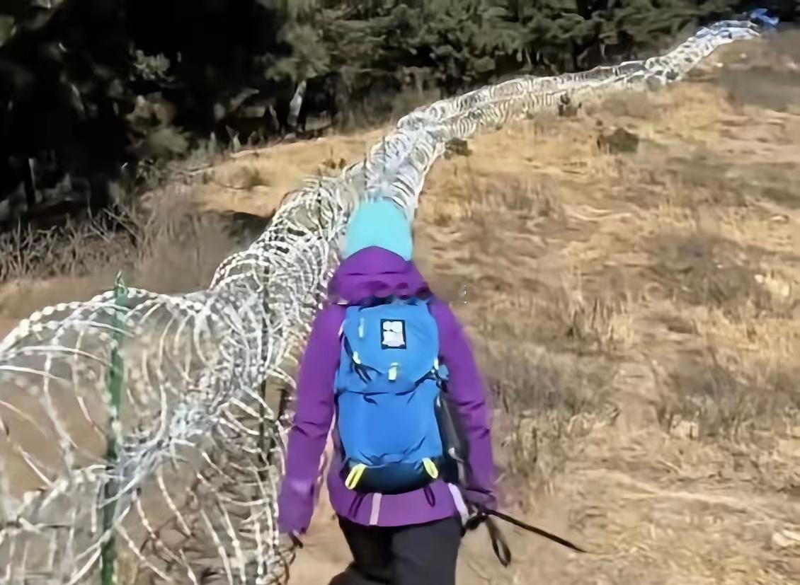 泰山疑被135公里刀片铁丝网围住泰山135公里刀片刺网的事，发酵了好几天了，昨天