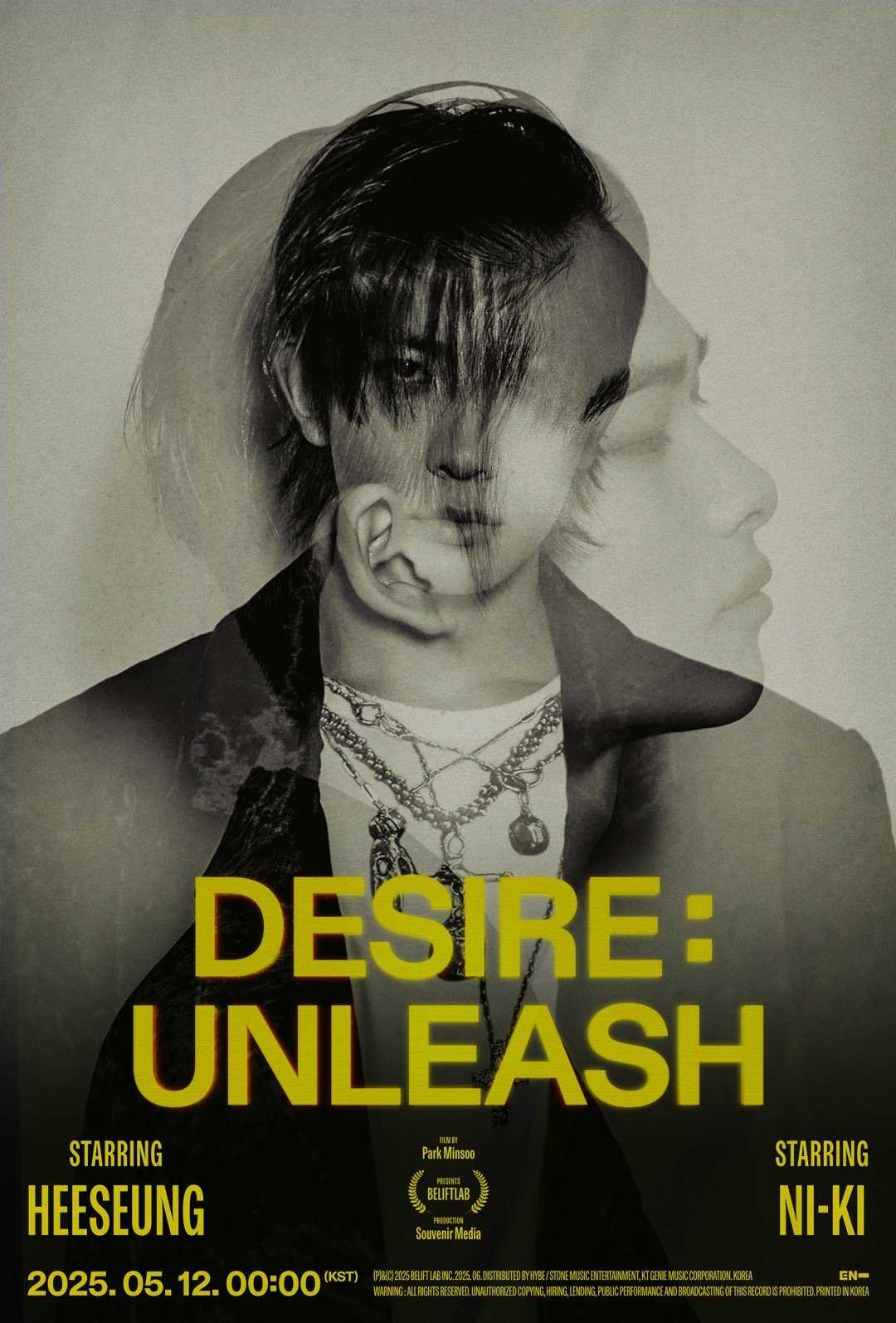 ENHYPEN新专电影海报 ENHYPEN DESIRE Concept Cin