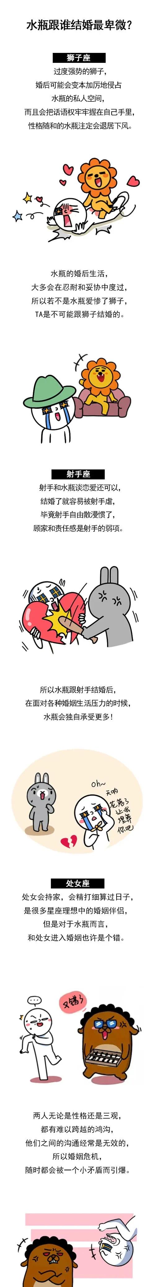 水瓶跟谁结婚最卑微？#水瓶座# #水瓶女#