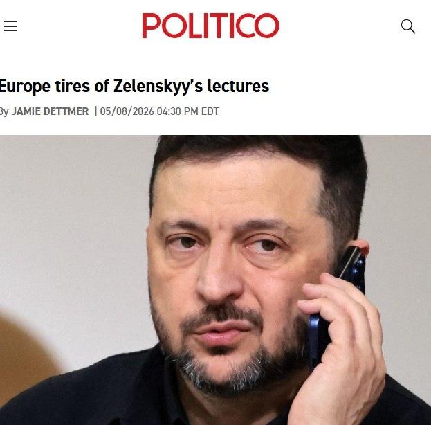 Politico 5月8日发表分析文章指出，基辅与布鲁塞尔之间的关系正处于“自全