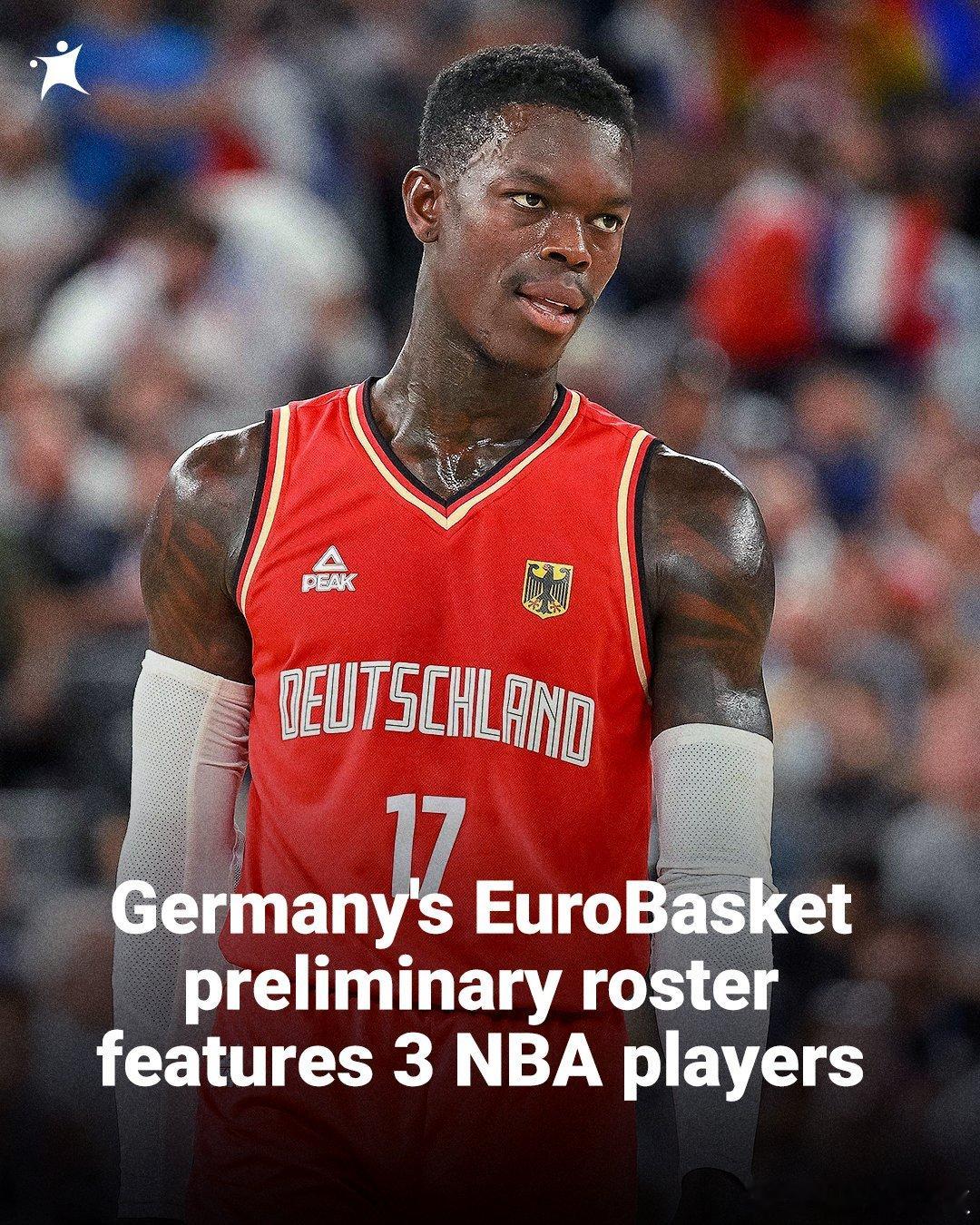 德国男篮公布其欧锦赛训练营大名单。3名NBA球员在列：国王的施罗德，魔术的小瓦格