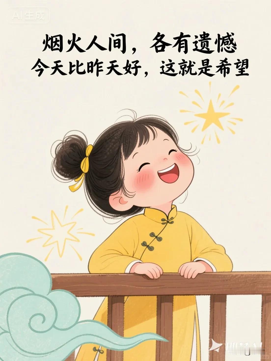 今天早上，
大宝神秘兮兮地凑过来，
压低声音说：“妈妈，我今天干了件大事儿，你绝