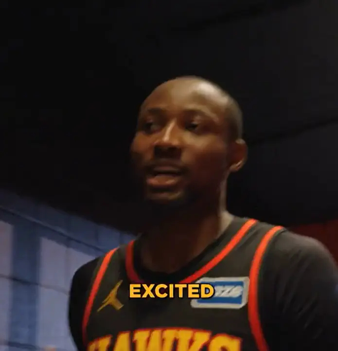 老鹰首秀砍27+7，库明加赛后微笑下场：我不知道该说什么，我就是很兴奋今天NBA