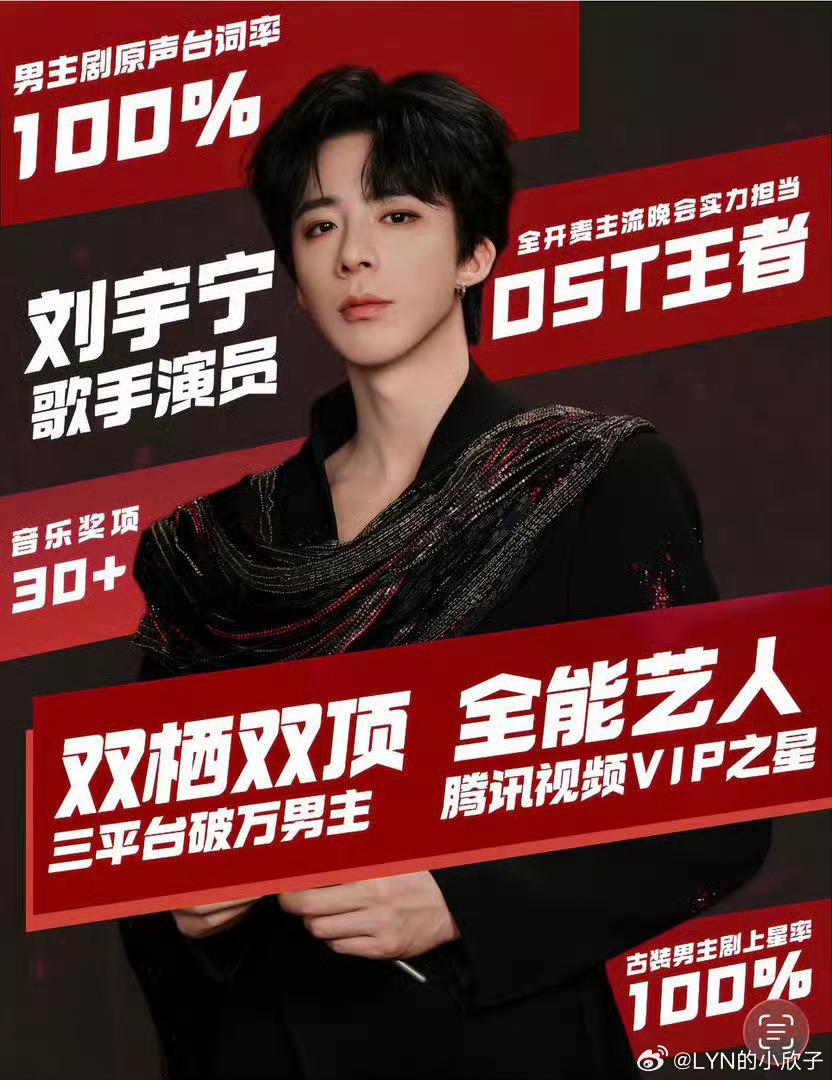 刘宇宁献唱御廷谣OST丨腾讯音乐由你榜 丨 摩登兄弟恭喜刘宇宁获得QQ音乐巅峰榜
