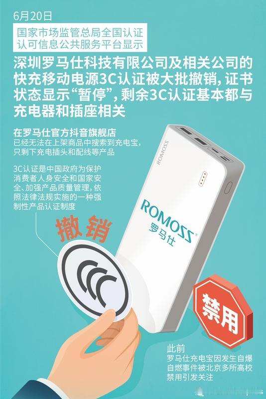 充电宝3C认证要全面失效啦！这事儿可不小。近年来，充电宝成了大家出门必备，可市场