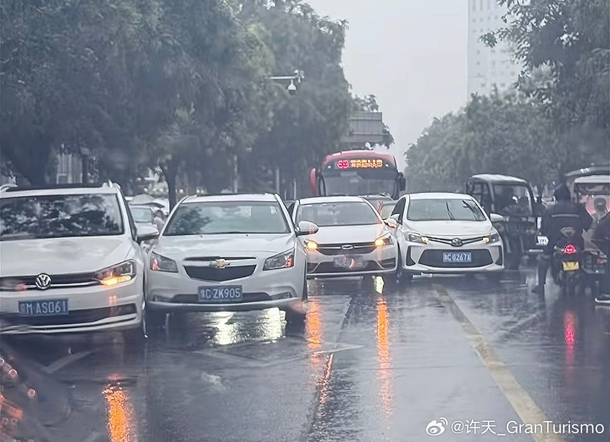 这种车祸直接同时出现一排的足以封路的，只能说神人们碰到一起也太不容易了[二哈]大