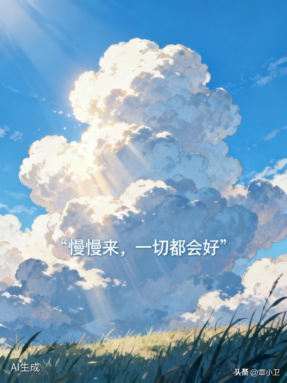 任何事情都不要着急，不要恐惧，不要对每件事情都反应，不要在乎，不管多大的事儿，最