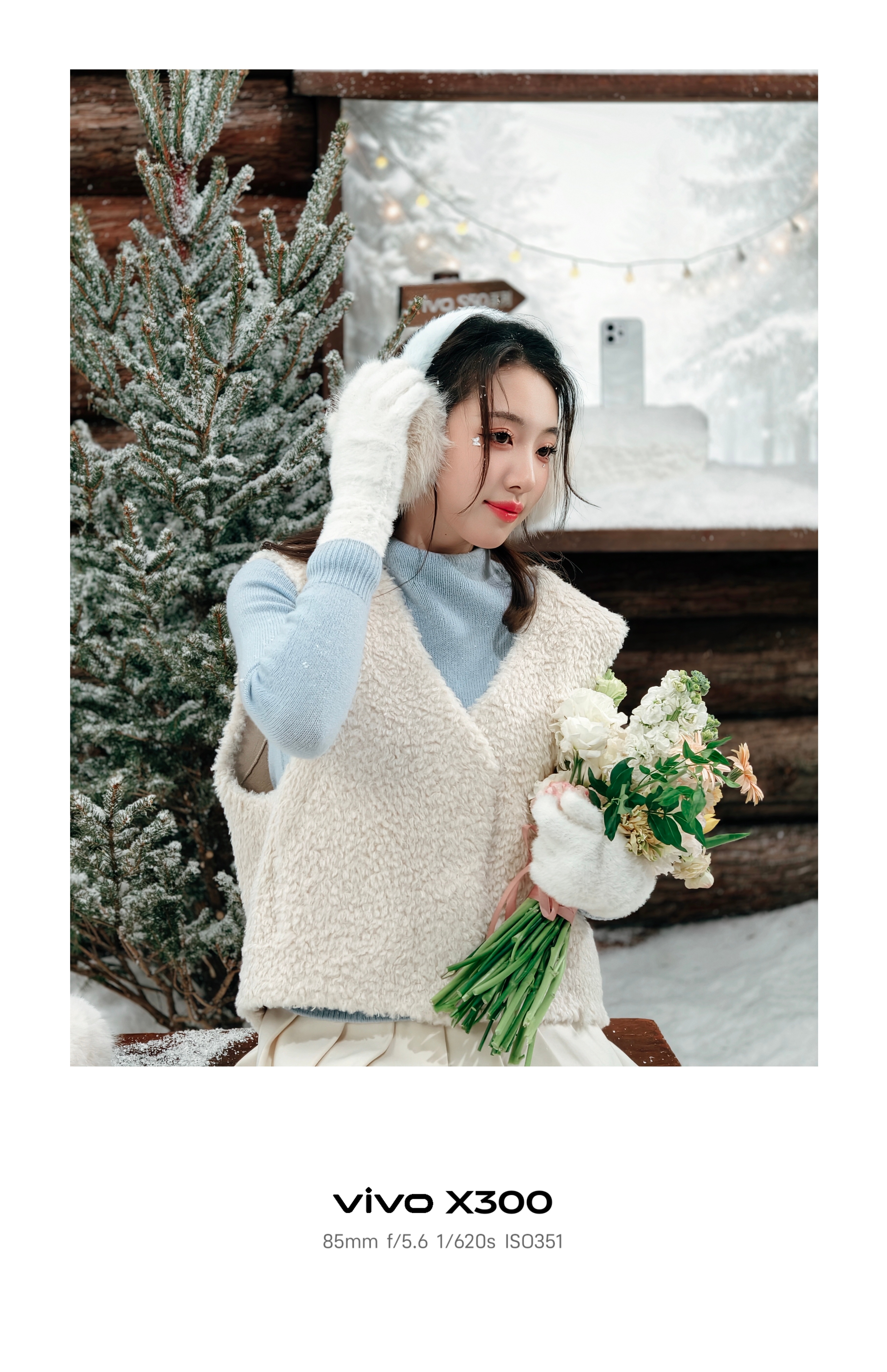 用vivo X300拍的小姐姐实况Live图，真的是随便拍都好看，效果一绝……