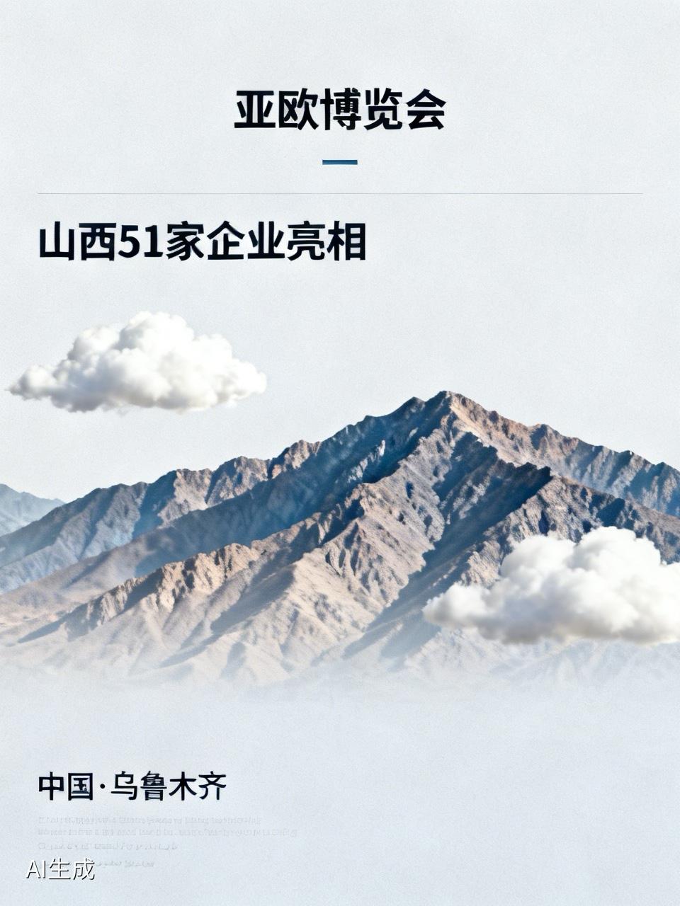 山西就有51家企业亮相在乌鲁木齐举办的亚欧博览会！是偶然翻电视在山西台看到的。仅