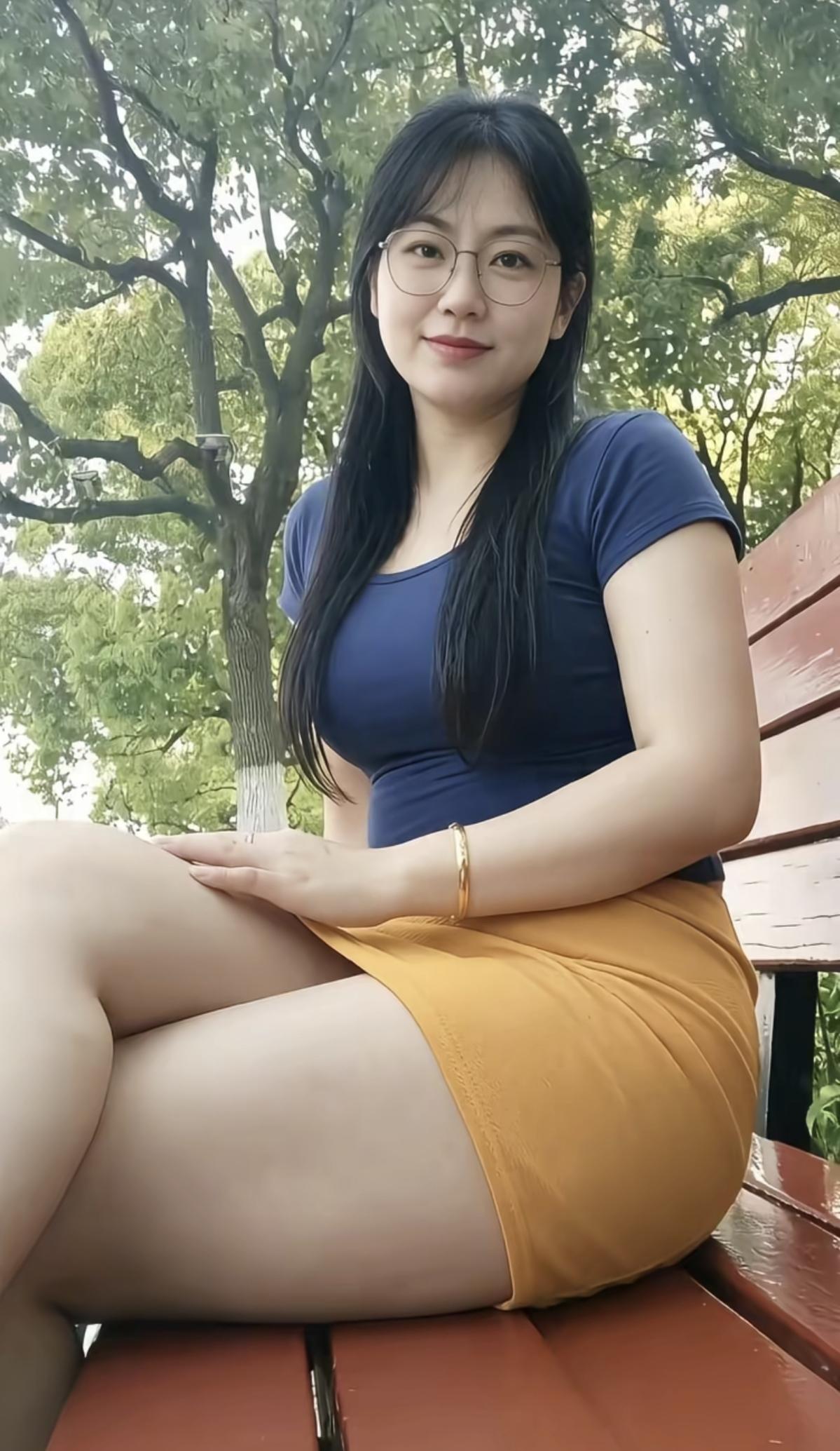 优雅的女人，韵味无穷。