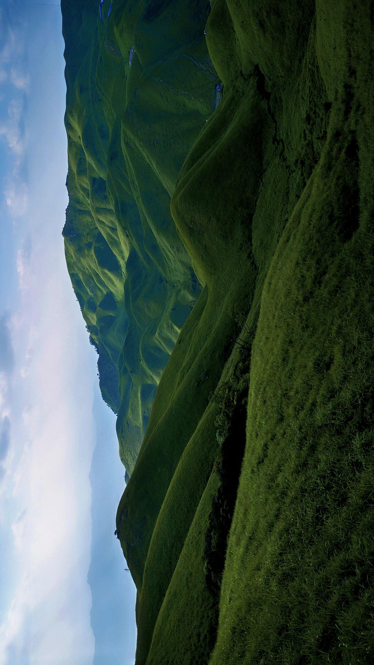 山，是地质年代极其缓慢的浪。