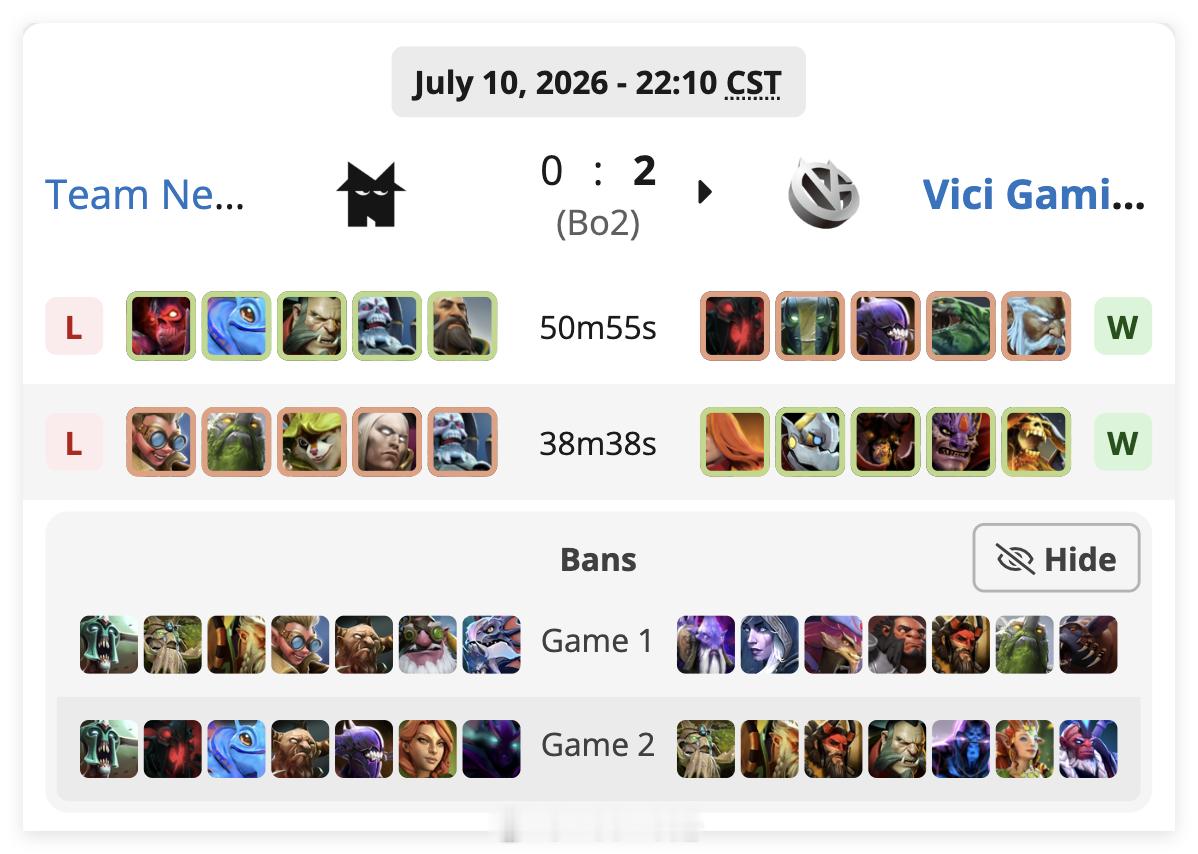 电竞世俱杯EWC 2026小组赛第四轮，BO2第二局Vici Gaming战胜T