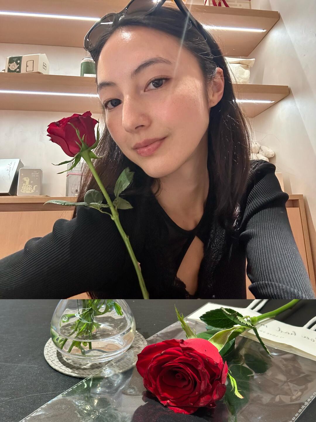 猜猜是谁送的玫瑰🌹plog