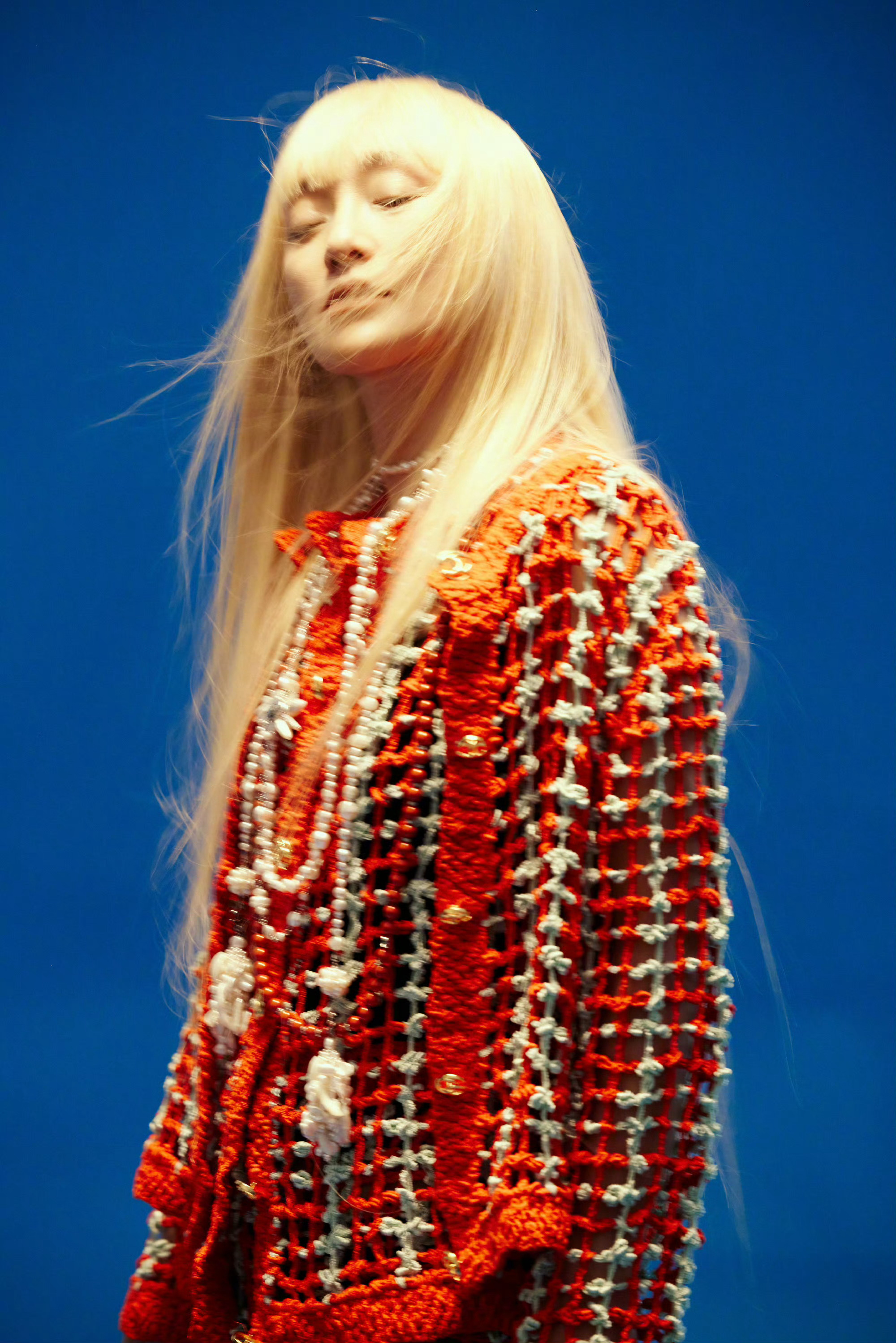 周迅金色长发金发梦回 