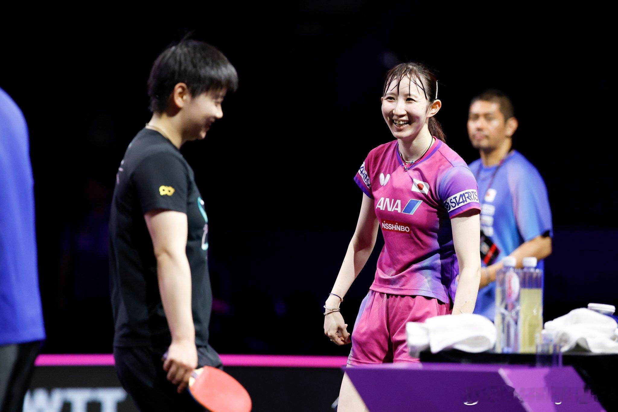 WTT横滨冠军赛2025 🇯🇵早田希娜今天上午在主会场进行训练🏓️©️JT