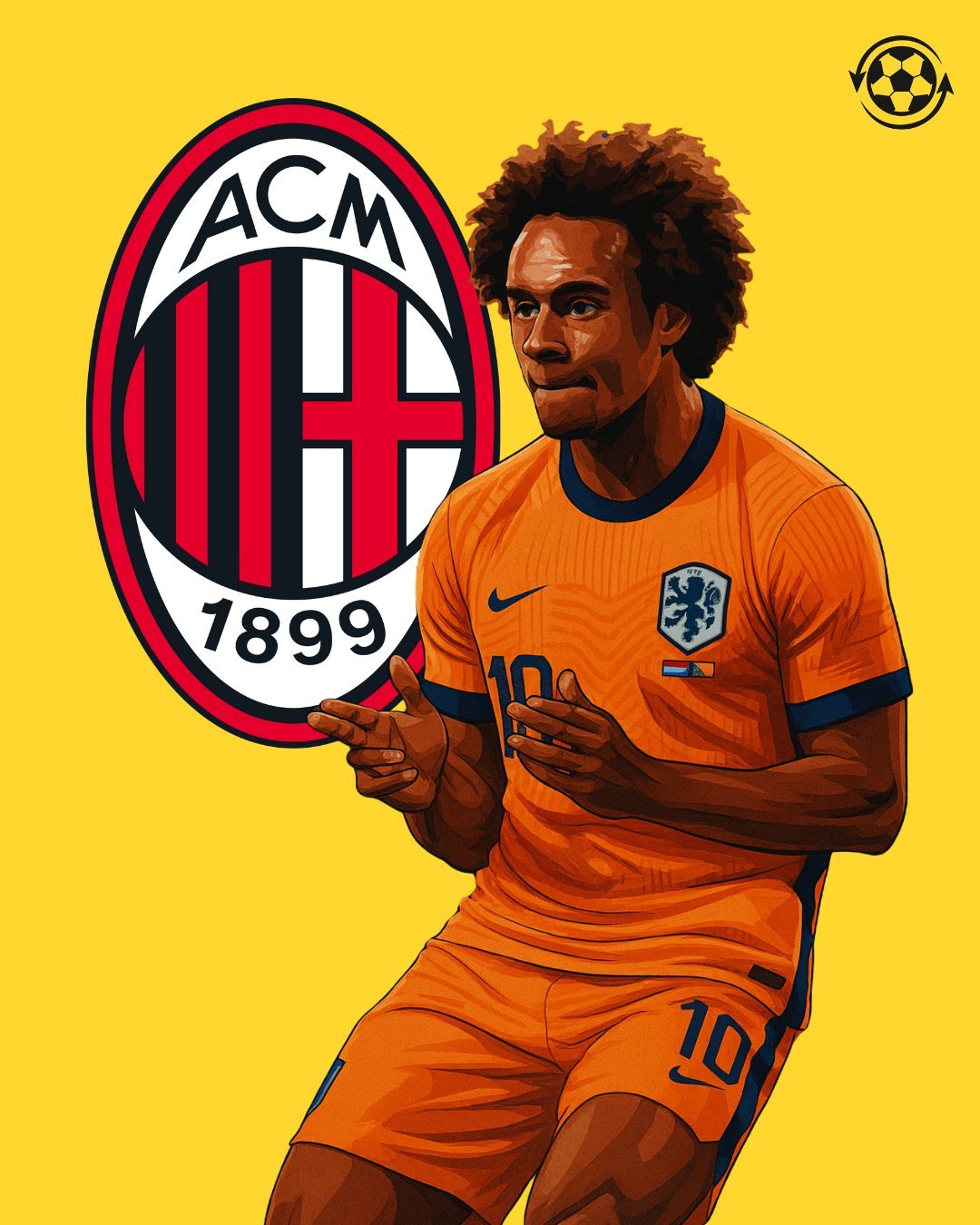 AC米兰[超话] AC米兰成为最新一家加入约书亚·齐尔克泽转会谈判的俱乐部。米兰