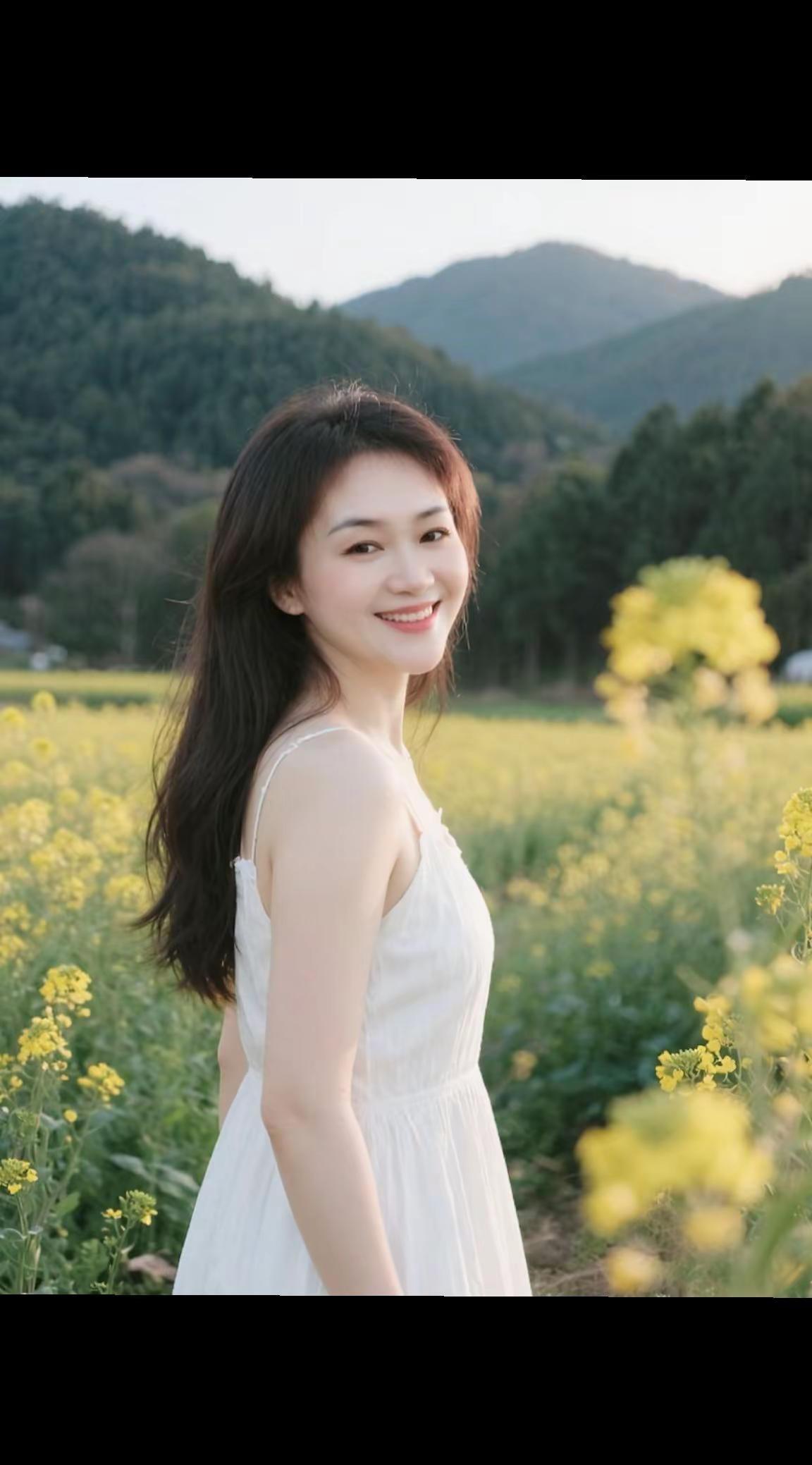 愿在安静的角落里，与世无争……内心平静可抵万千繁华 AI花田回眸写真