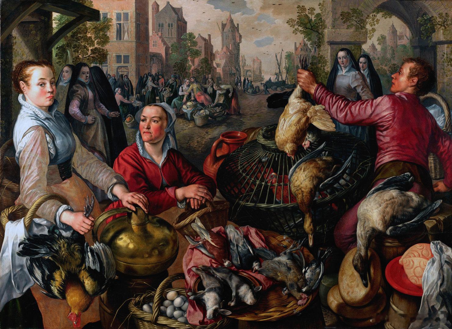 西洋历史文化鱼缸[超话] 历史知识 佛兰德画家Joachim Beuckelae
