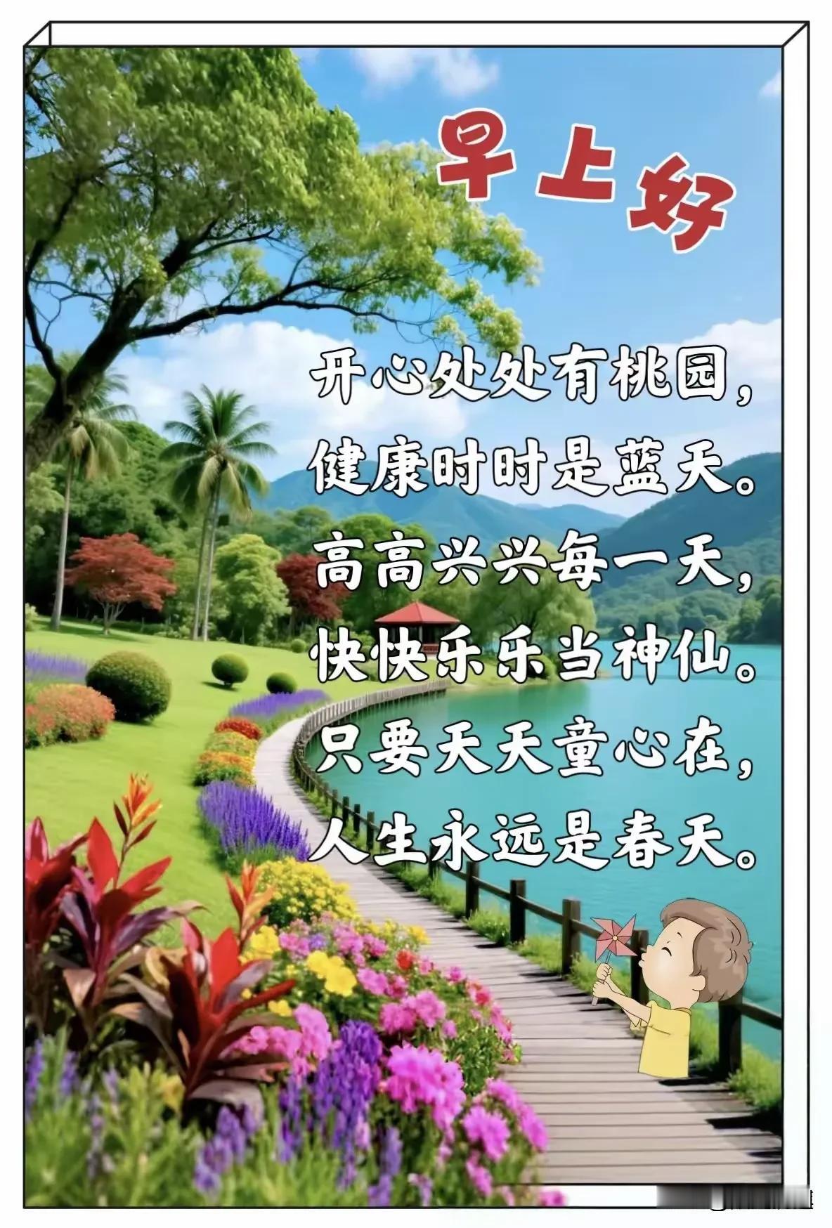 《蝶恋花·新晨寄怀》

为乐浮生从容走，
身健方知，
前路皆温柔。
昨日欢娱心上