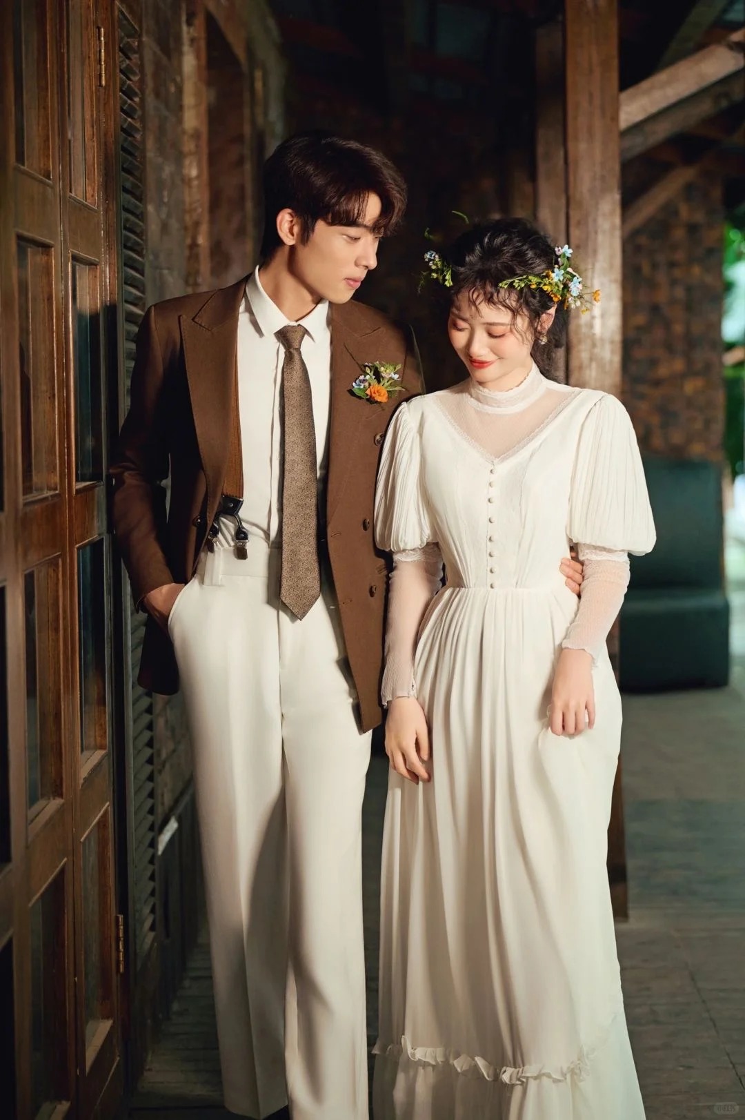 优雅永不过时✨法式复古婚纱照真的超爱😍