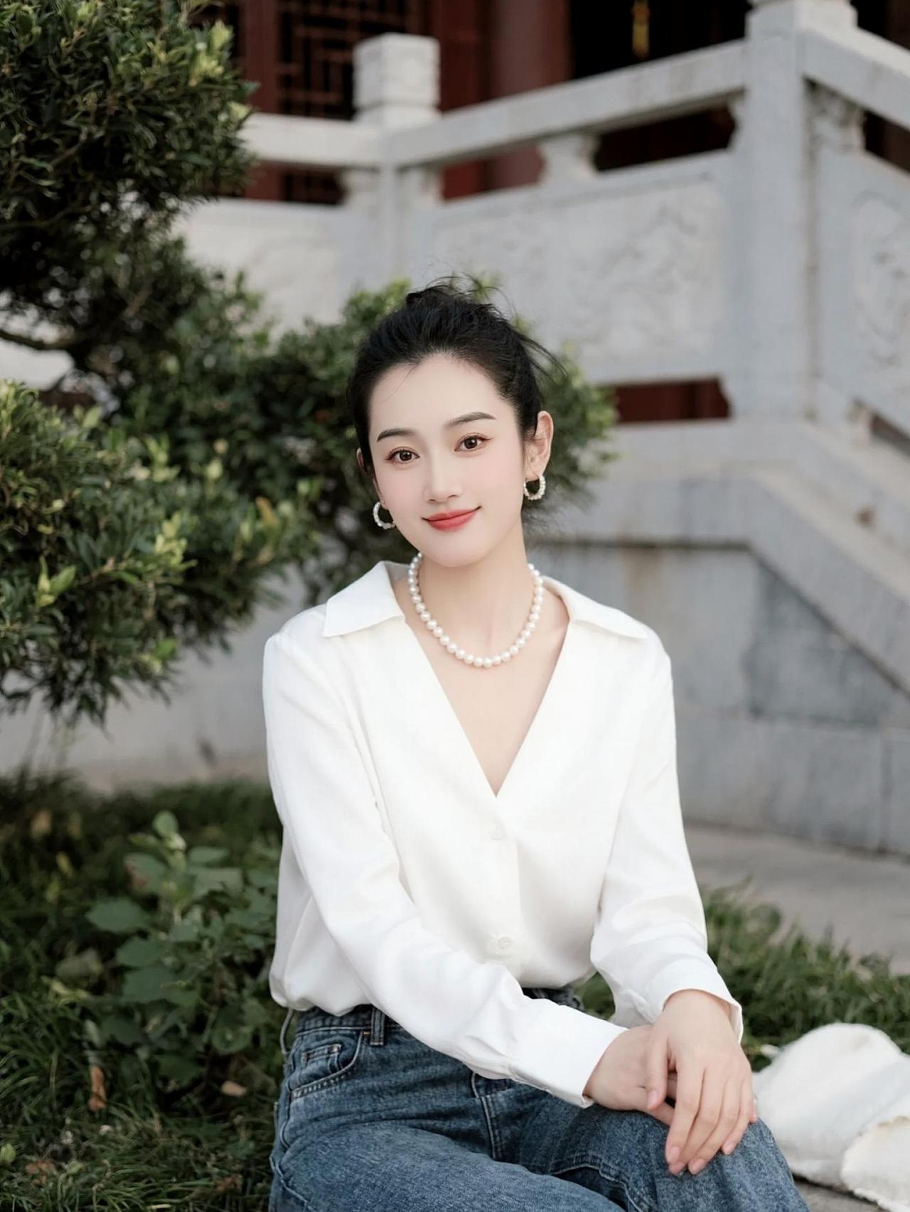 AI庭院白衫照 抖音ai创作 抖音玩法合伙人计划。