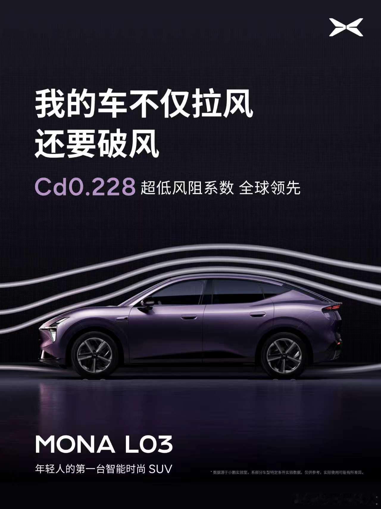 小鹏MONAL03风阻全球领先小鹏MONAL03对标30万级开发小鹏MONA L