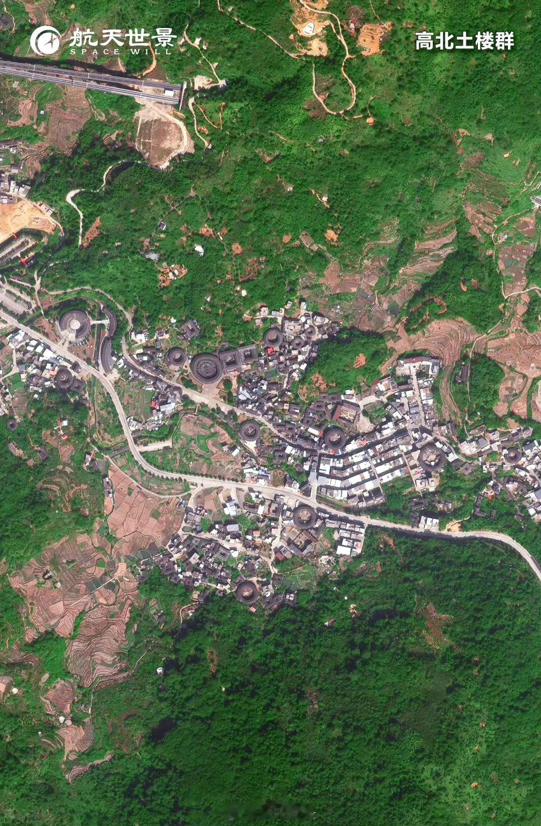 福建省土楼群最近卫星图（10）