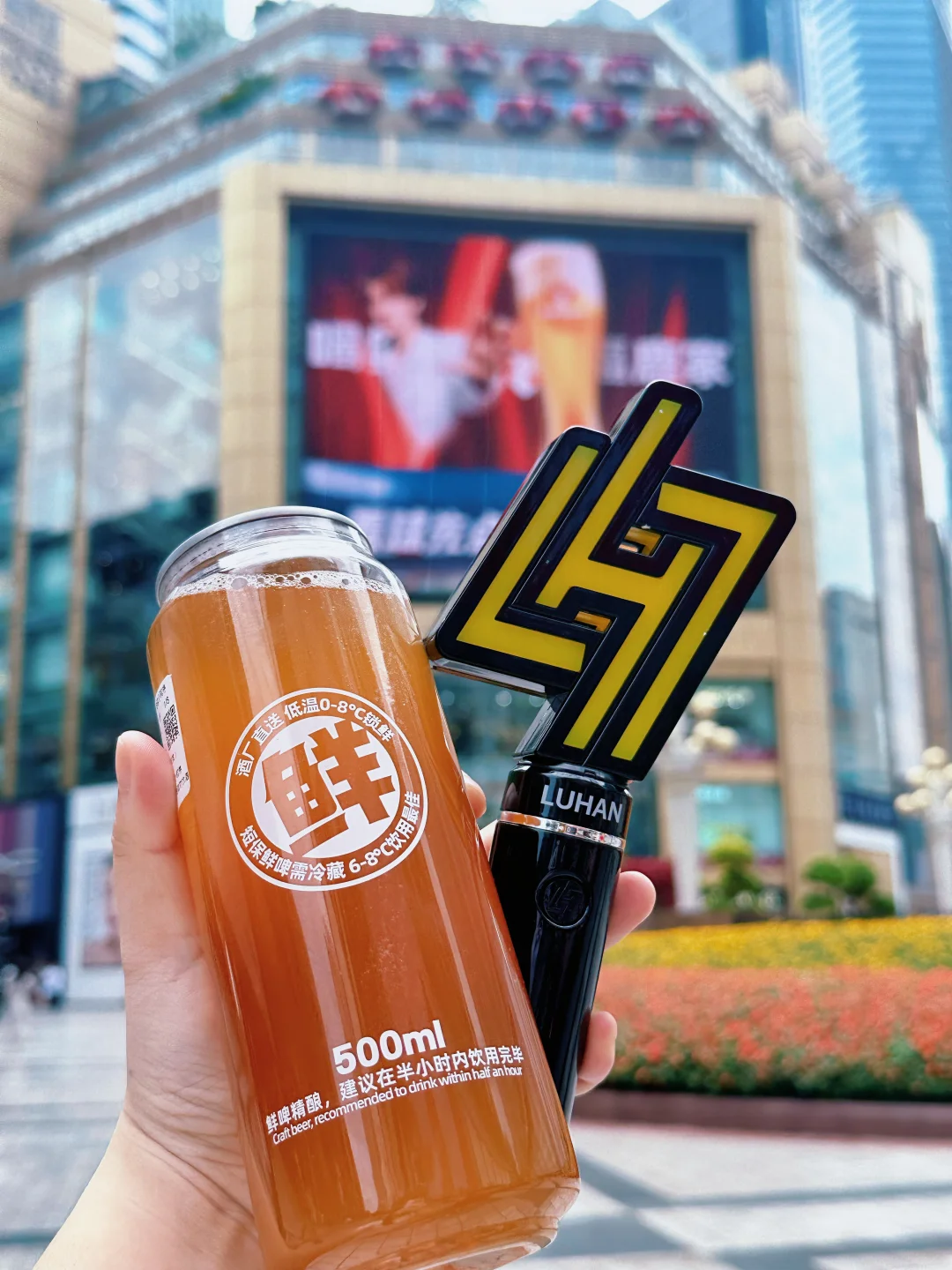 现场有好多芦苇打卡！！！鹿晗排面直接拉满💛