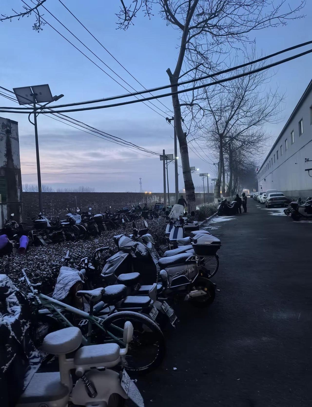 今天马路上不要停车了，说是要给拆迁人员停车签字用？？？？