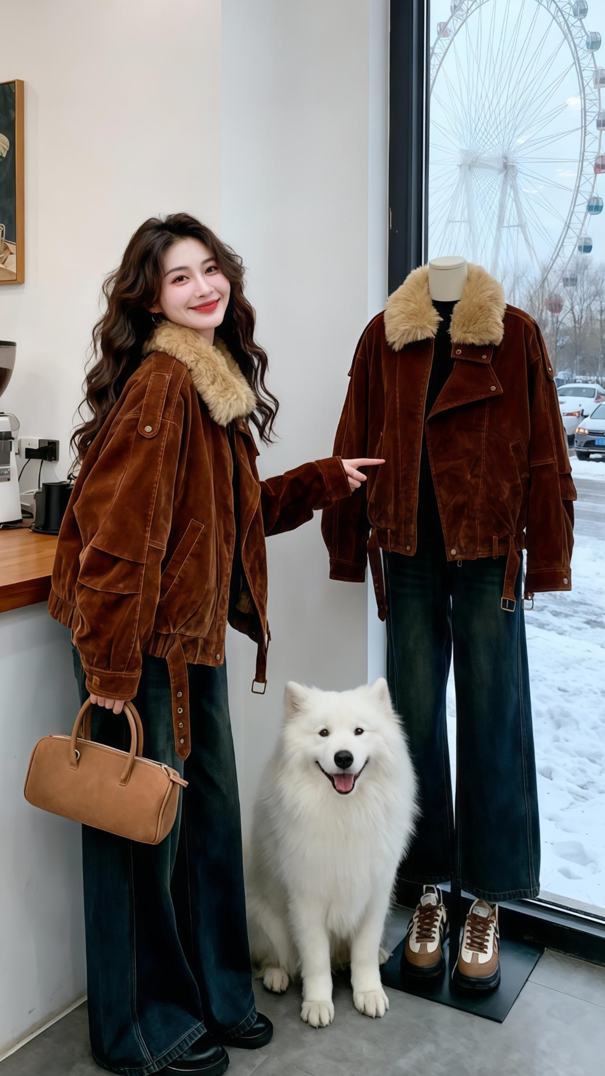 韩系穿搭 复古穿搭 复古工装风 气质穿搭 冬季必备