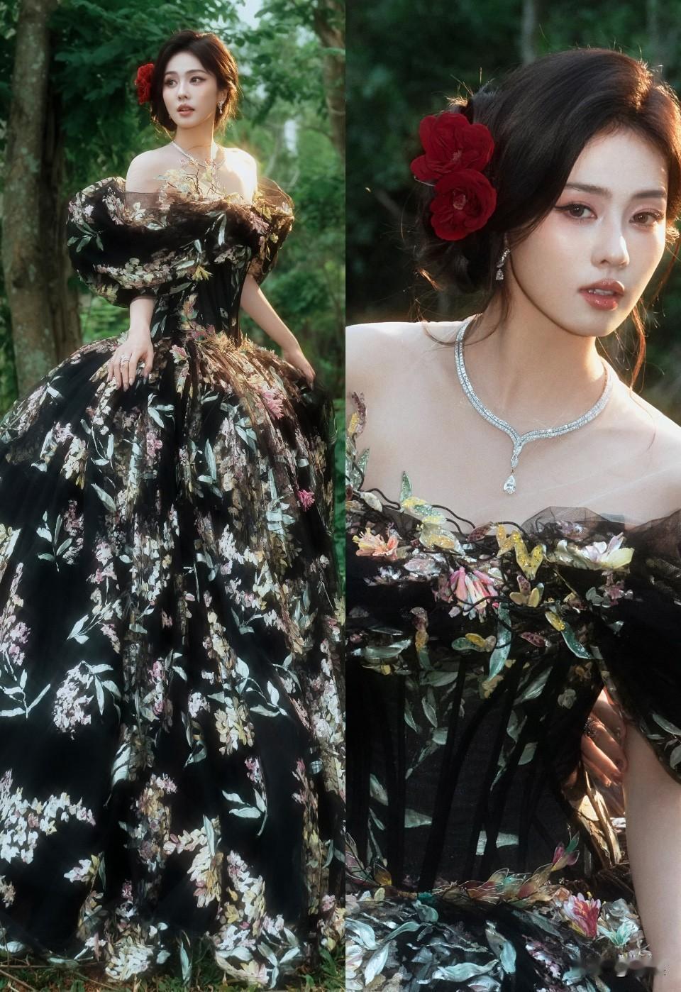 白鹿今日又一套造型，完全是仙女！
看到目前为止，女明星里最惊艳我的造型，太好看了