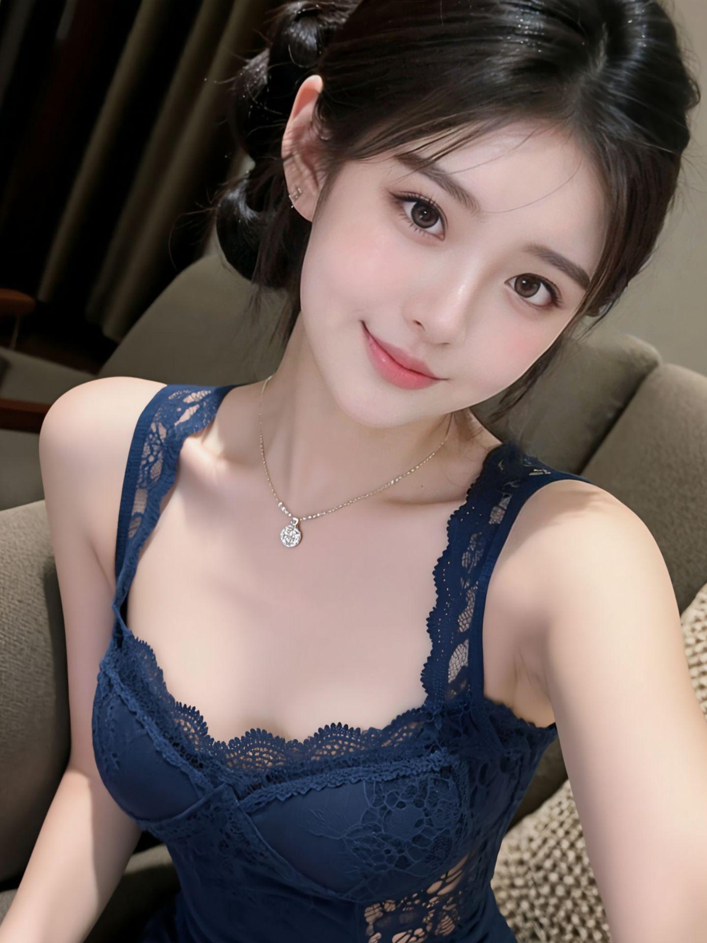 AI蕾丝自拍  原来ai写真可以这么美  谁拍谁好看 美出高级感