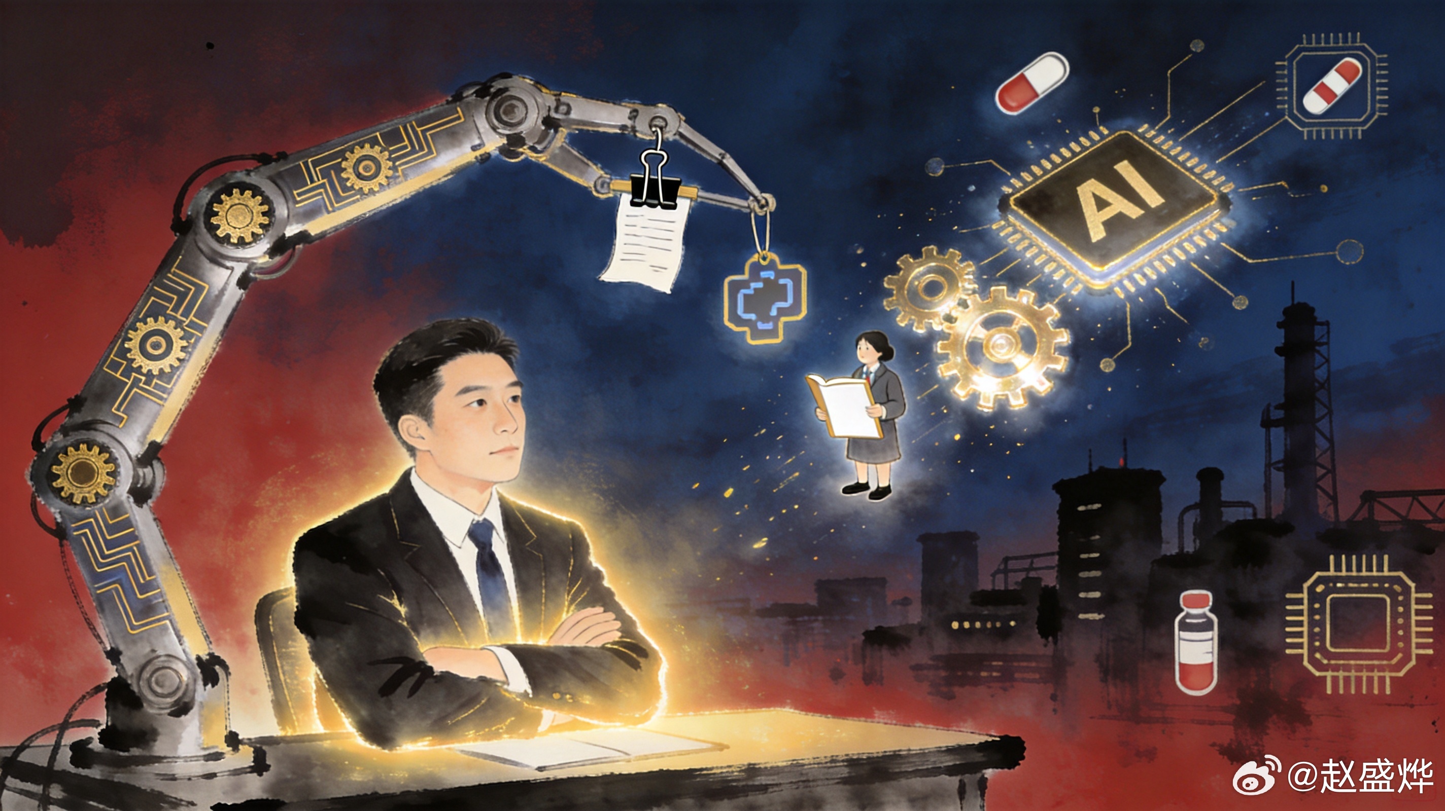 AI到底会不会取代你？本博一直在AI领域实践，所以我有发言权。"各个行业被AI取