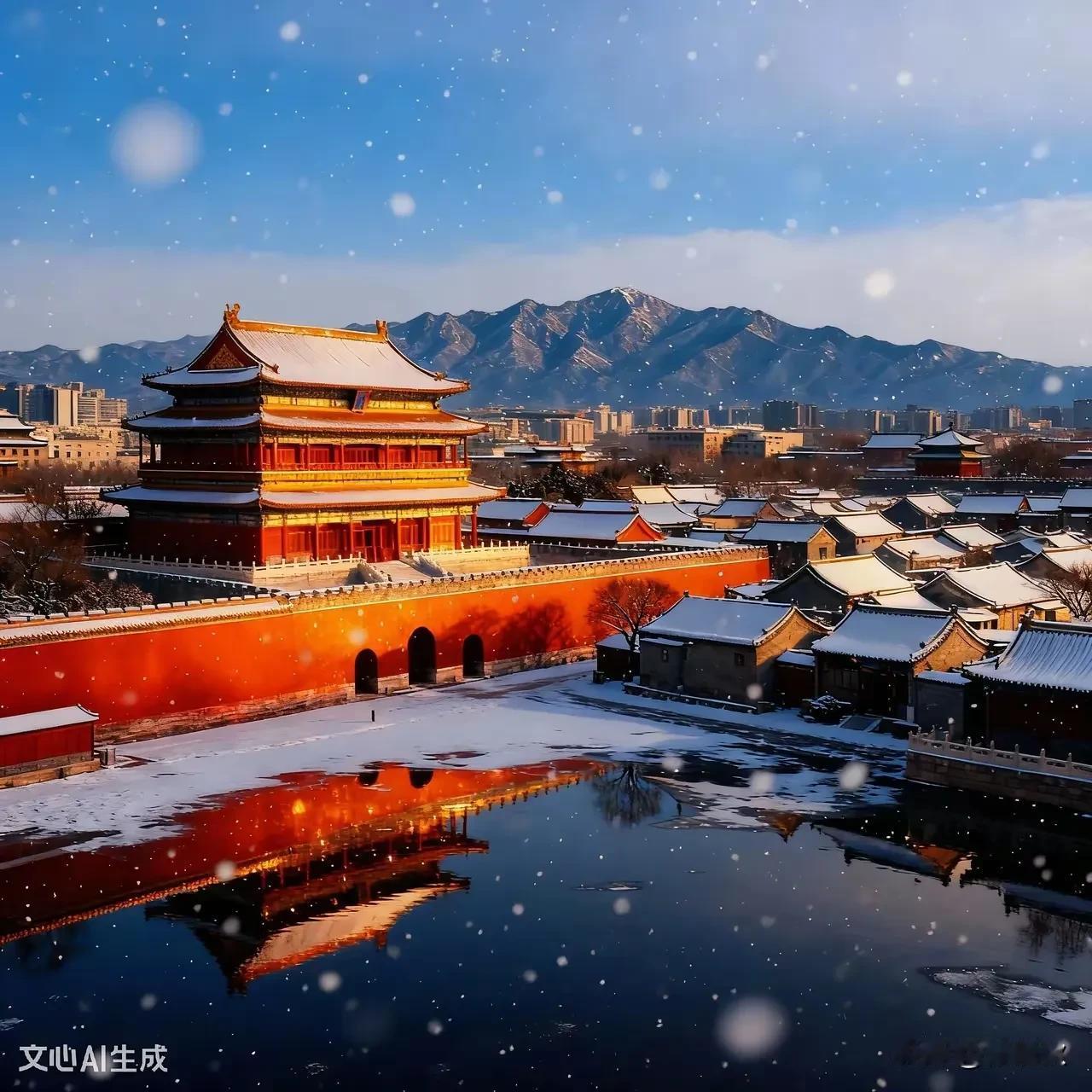 大自然赐给人类的雪，是那么神奇。原来冬的浪漫从不是雪本身，而是有人坐在雪色里，把