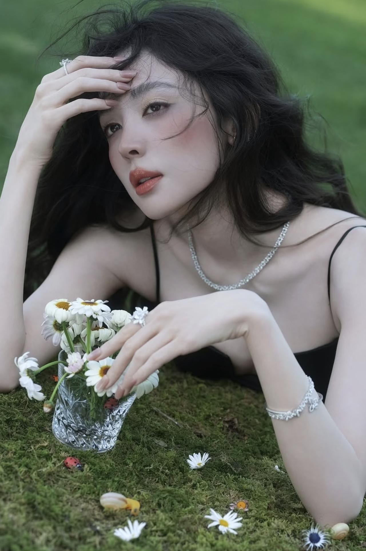 古力娜扎，美神降临！不愧是亚洲球花！360度无死角的美！古力娜扎 古力娜扎美照 