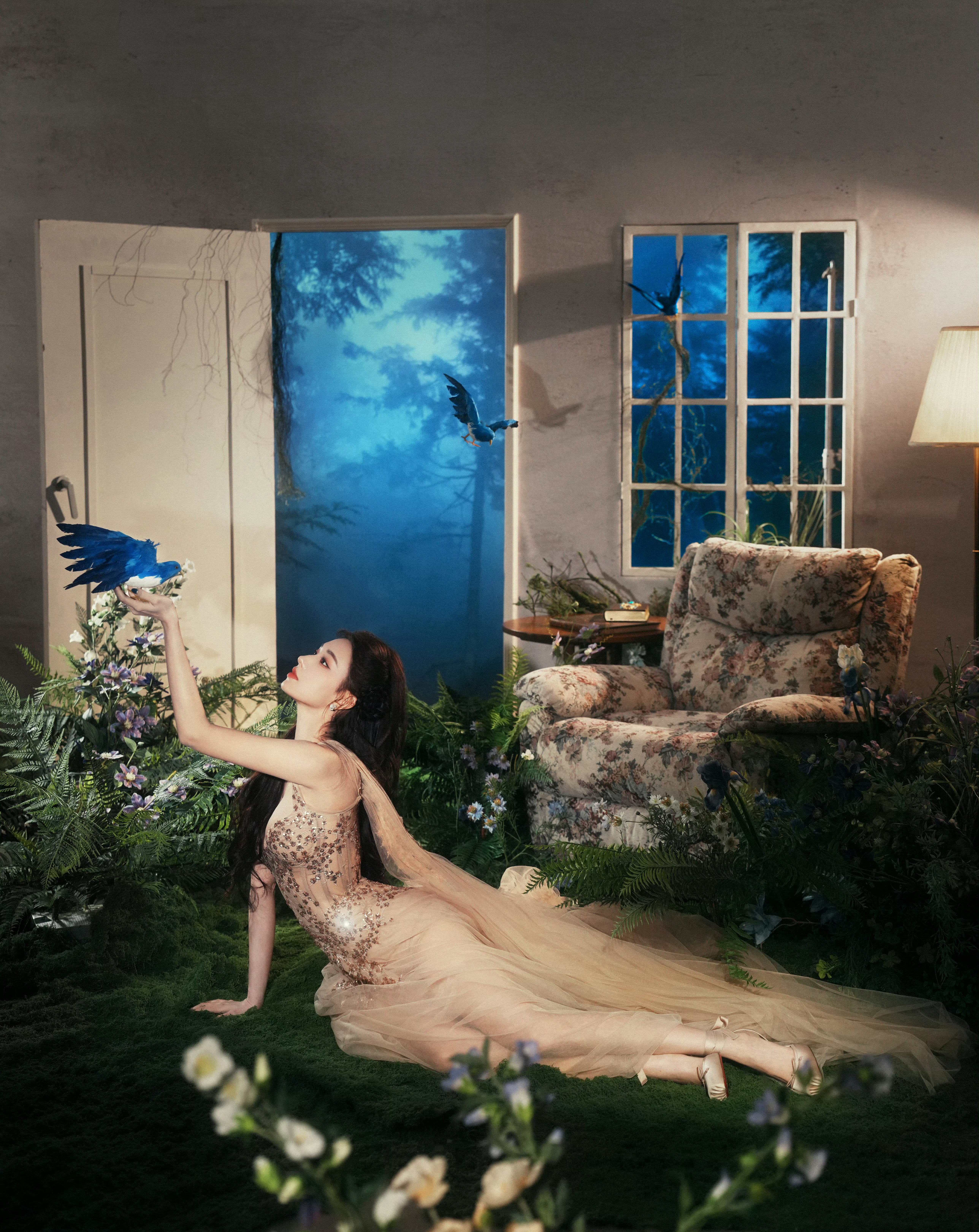 程潇微博之夜出图程潇礼服程潇身材很曼妙