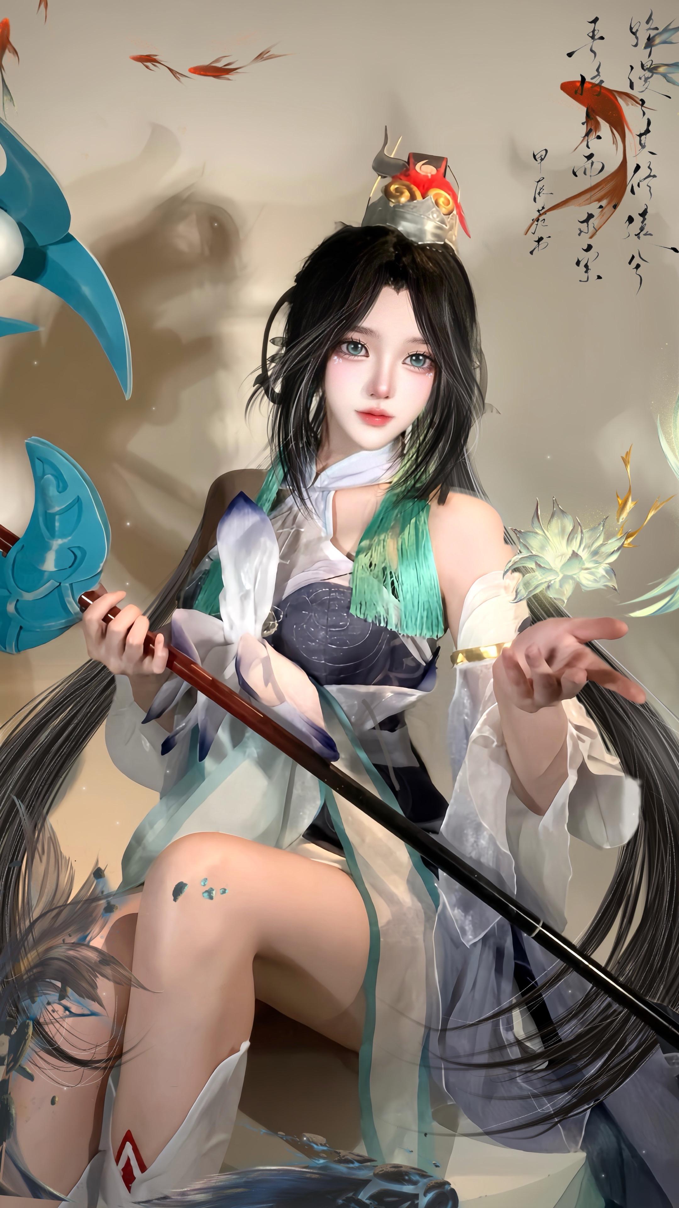 遇见她 如春水映梨花