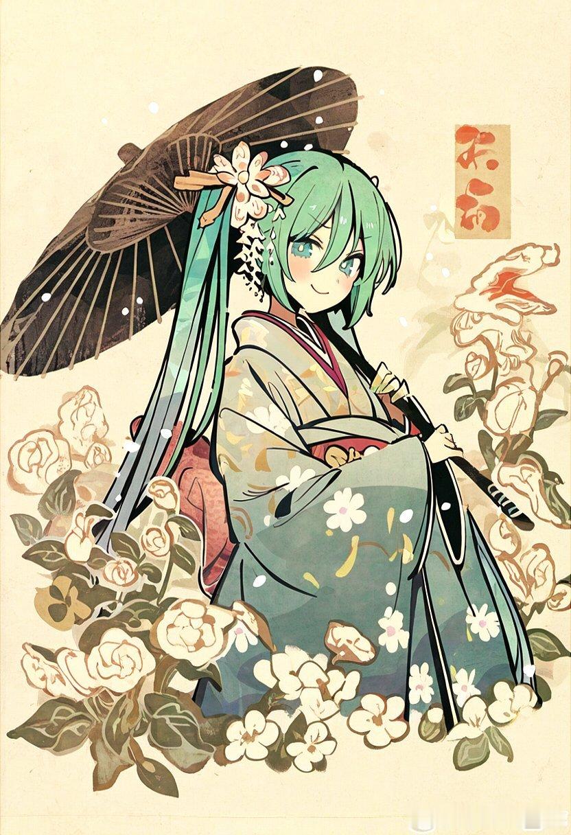 #开学开新谷# #初音未来# 花鳥風月 ​​​