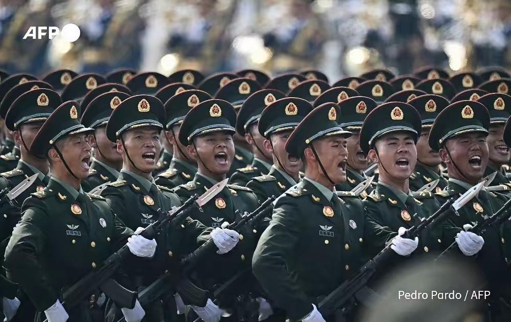 法新社出片了九三盛大阅兵九三阅兵 ​​​