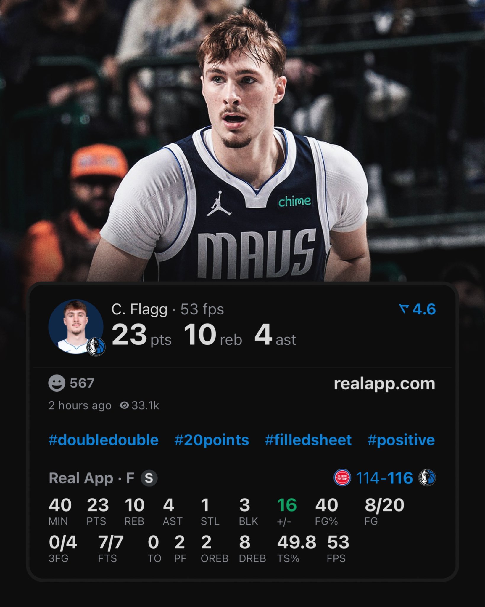 独行侠加时险胜活塞，终结对手4连胜。独行侠过去8场赢6场，只输给雷霆和爵士。弗拉