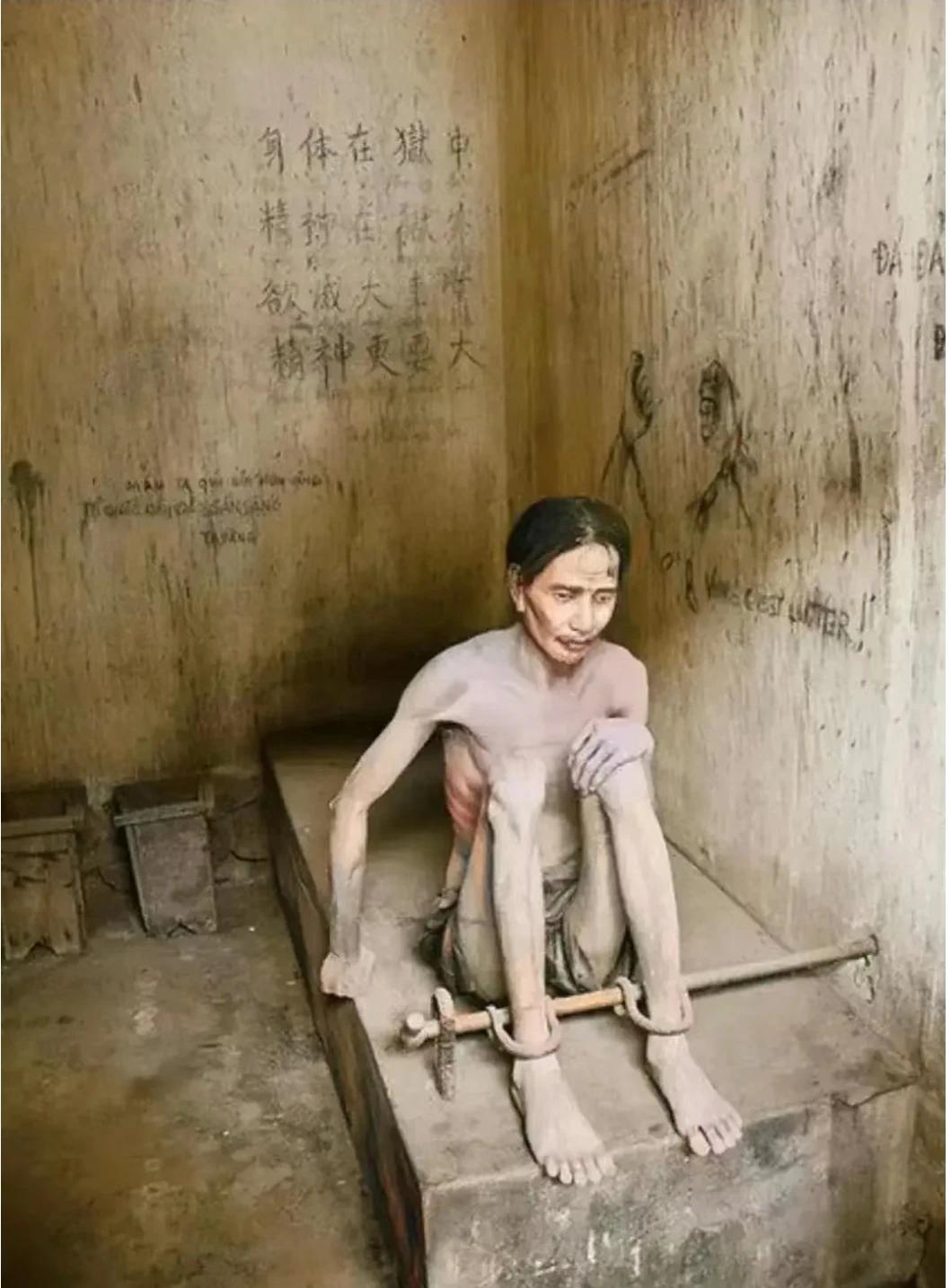 1931年，在香港，年轻的胡志明被捕的老照片显示，他随后被关押在中环域多利监狱的