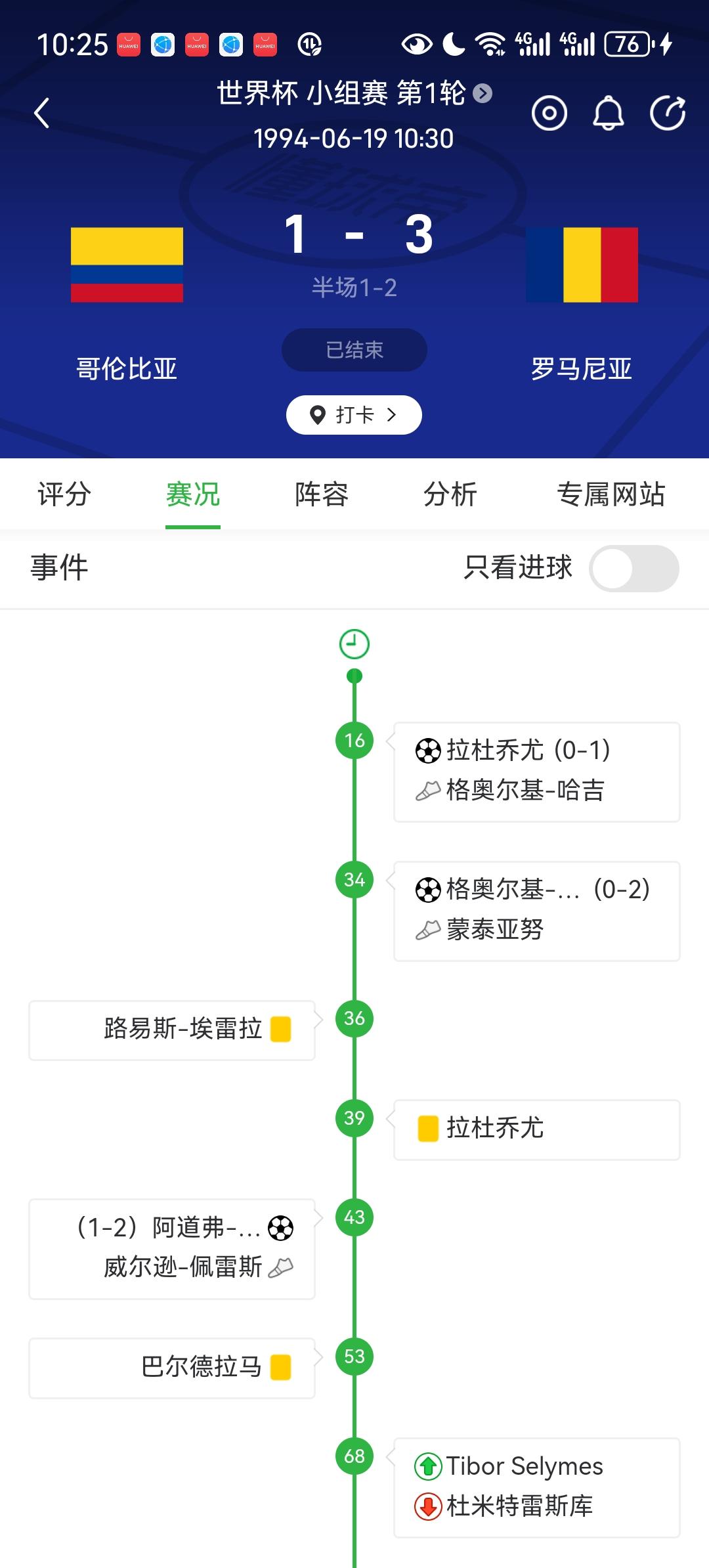 还记得第一次看世界杯的时候吗我第一次看世界杯是1994年。那届世界杯同样是在美国