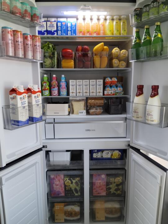 冰箱塞的满满的心里才踏实