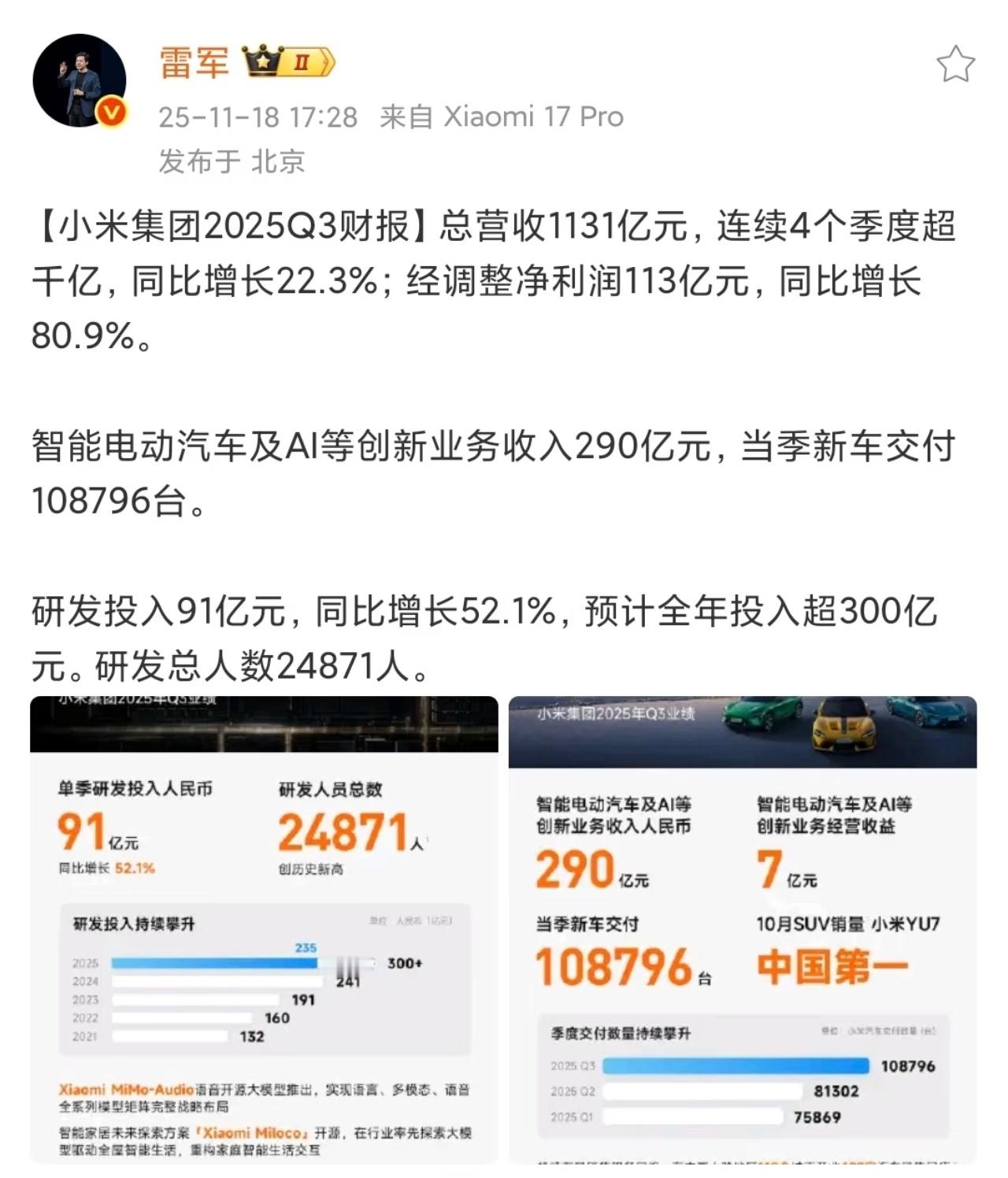 我多一句嘴，请问这里面有多少是5000押金没退的目前小米车主的交付问题太多了，没