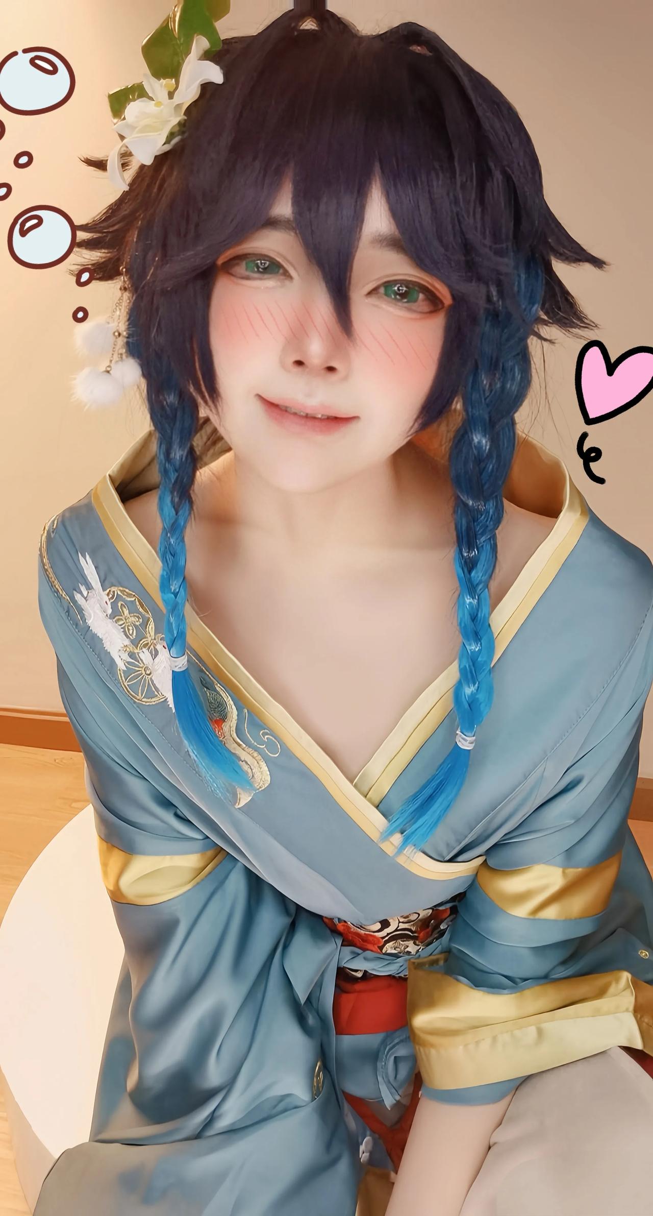 温迪也可以当女孩子来养!  